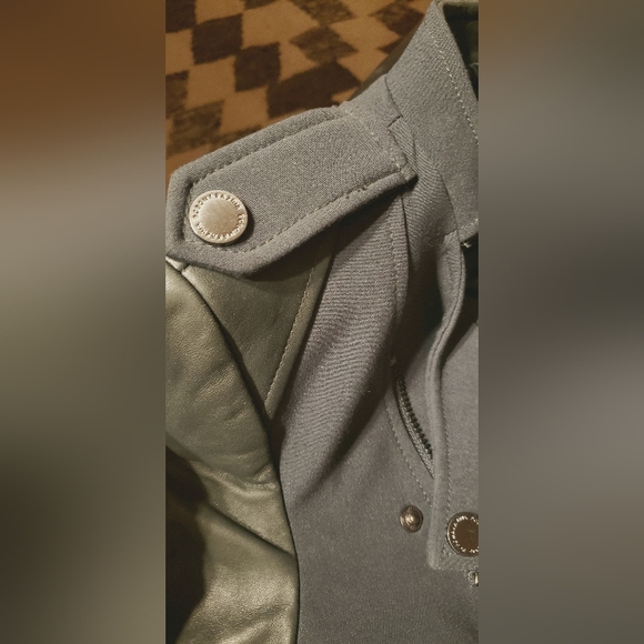 BCBG LEATHER MOTO JACKET~Size|xxs| Color-Rich Turq./Jade Green| Mint Condition - Picture 5 of 10